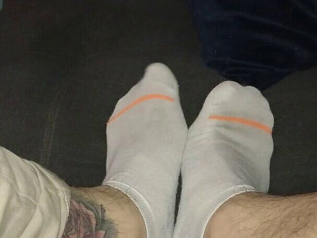 Old Worn White Stockings ( Male Feet) (Tomas Styl)