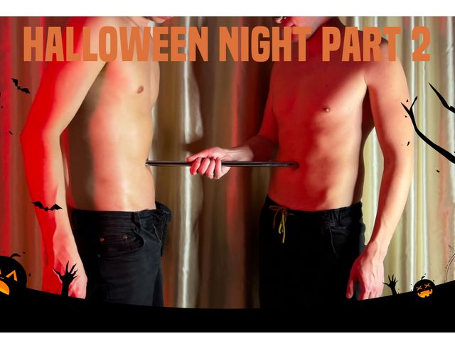 Lovers Halloween night part #2 - navel's bonanza (Navel fans)
