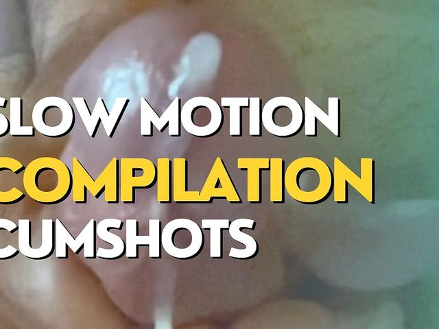 Slow Motion Cumshots Compilation (Me and myself on paradide)