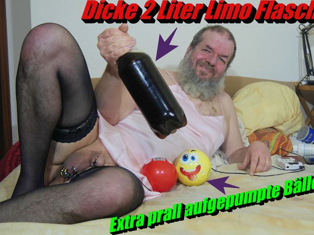 Plump Balls and a 2 Liter Soda Bottle, with Orgasm!! (Buxte extreme)