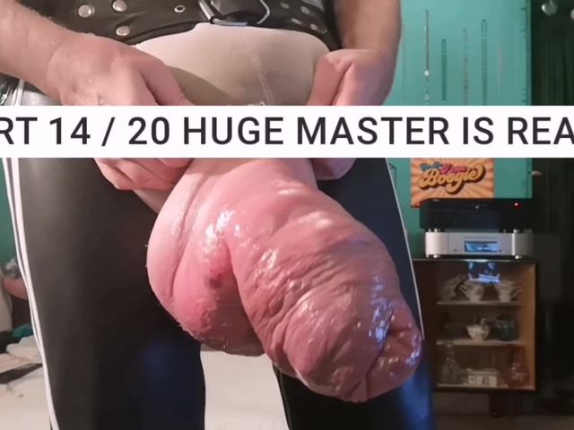 Oversized See Thru Bulge in Leather (Monster meat studio)