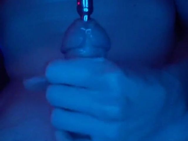 Urethral Vibrator, New Light & Cumshot (Urethral Sound)