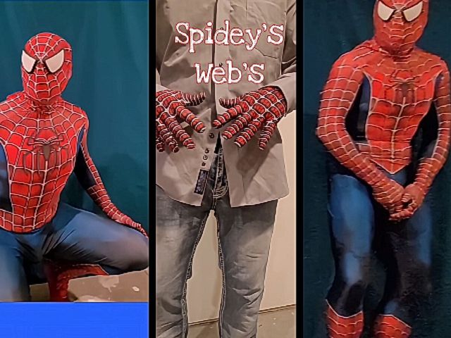 On the Set of Spidey's Web's Spiderman Big Cock and Cumshot (Sixxstar69 creations)