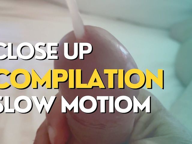 Close up Slow Motion Cumshots Compilation (Me and myself on paradise)