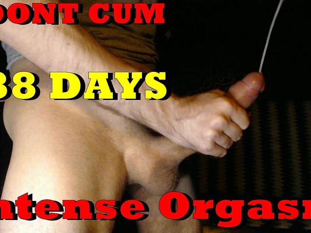 38 days without cumming! Intense Orgasm and Horny, Filty moaning (Alex Metallov)