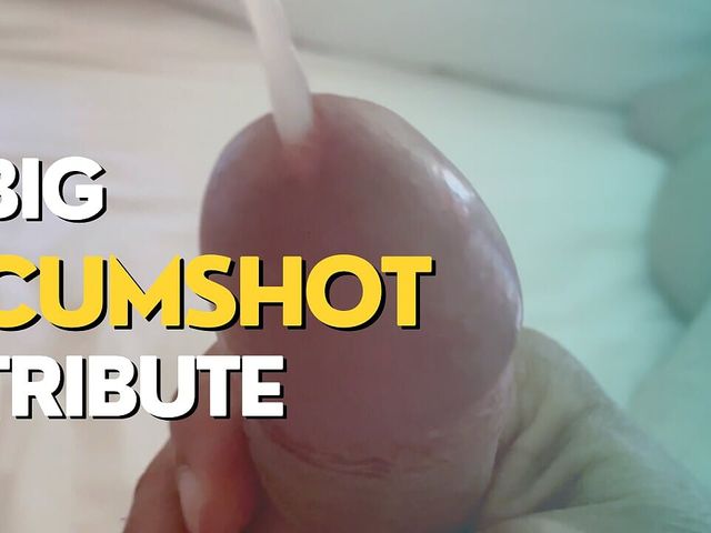 Big Cumshot tribute in the morning (Me and myself on paradise)