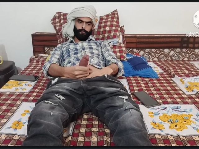 Indian Gay Boy with Big Monster Cock Masturbating (Desi Panda)