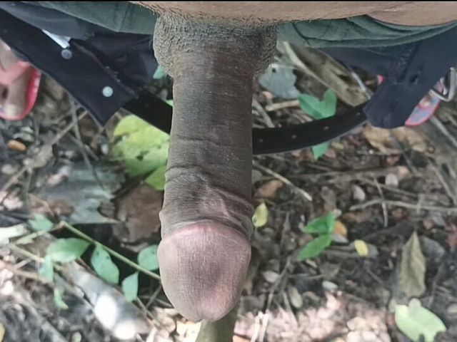 Indian Gay Cock Masturbation at Jungle (Subrata)