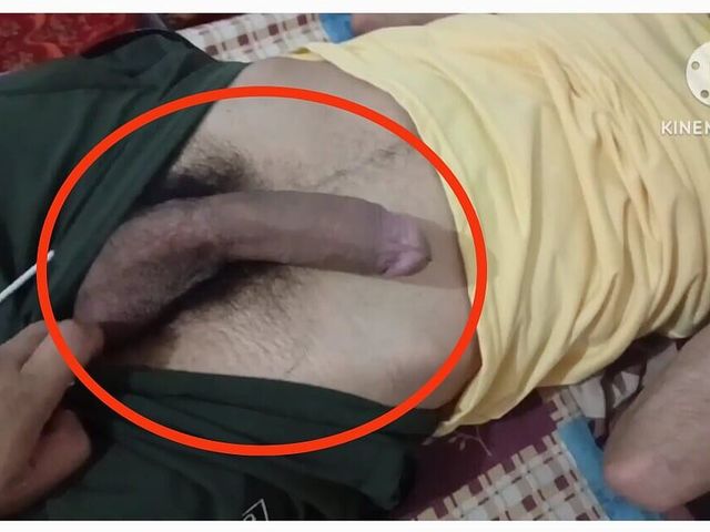 Wow in Midnight I Opened My Stepbrother Pant to See His Big Monster Cock Which Is Getting Hard in Pant (Desi Panda)